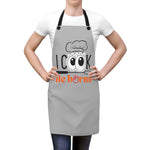 Whimink - I cook, He burns - Grey Apron
