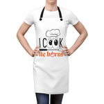 Whimink - I cook, He burns - White Apron