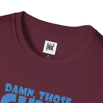 Damn Those Guns Graphic T-Shirt | Johnny Bravo Flexing Biceps Tee