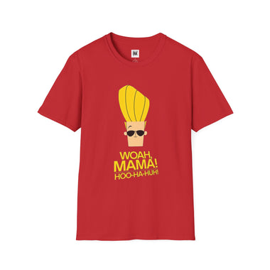 Woah Mama Hoo-hah-huh Graphic T-Shirt | Johnny Bravo Face Illustration Tee