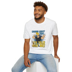 Enough About You Let’s Talk About Me Graphic T-Shirt Retro Johnny Bravo Style Shirt