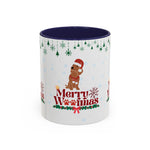 Merry Woofmas Mug – Cute Christmas Dog Mug with Santa Hat | Holiday Gift for Dog Lovers & Pet Parents
