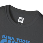 Damn Those Guns Graphic T-Shirt | Johnny Bravo Flexing Biceps Tee