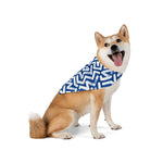 Classic Blue Plaid Dog Bandana