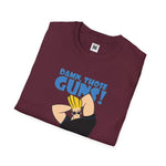 Damn Those Guns Graphic T-Shirt | Johnny Bravo Flexing Biceps Tee