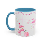 Sparkle Season Christmas Mug | Pink Holiday Mug for Women | Cute Aesthetic Winter Mug | Glitter-Inspired Pink Christmas Cup | Festive Gift for Her
