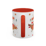 Cute Puppy Santa Hat Mug | Festive Dog Holiday Coffee Cup | Playful Winter Drinkware | Gift for Dog Lovers