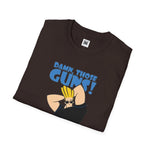 Damn Those Guns Graphic T-Shirt | Johnny Bravo Flexing Biceps Tee