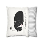 WhimInk Purrfect Day Pillowcase/Cushion Cover White