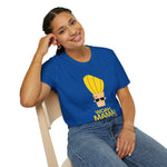Woah Mama Hoo-hah-huh Graphic T-Shirt | Johnny Bravo Face Illustration Tee