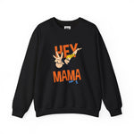 Hey Mama Johnny Bravo Sweatshirt – Retro Cartoon Graphic Winter Crewneck for Men and Women