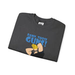 Damn Those Guns Johnny Bravo Sweatshirt – Funny Flexing Cartoon Winter Crewneck