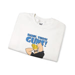 Damn Those Guns Johnny Bravo Sweatshirt – Funny Flexing Cartoon Winter Crewneck
