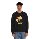 Hunk Johnny Bravo Sweatshirt – Retro Cartoon Graphic Winter Crewneck Unisex