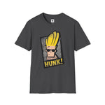 Hunk Grunge Graphic T-Shirt | Johnny Bravo Inspired Cartoon Tee