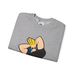 Hunk Johnny Bravo Sweatshirt – Retro Cartoon Graphic Winter Crewneck Unisex