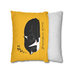 WhimInk Purrfect Day Pillowcase/Cushion Covers - Yellow