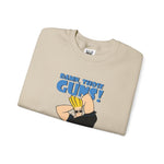 Damn Those Guns Johnny Bravo Sweatshirt – Funny Flexing Cartoon Winter Crewneck