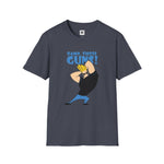 Damn Those Guns Graphic T-Shirt | Johnny Bravo Flexing Biceps Tee