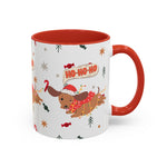 Cute Puppy Santa Hat Mug | Festive Dog Holiday Coffee Cup | Playful Winter Drinkware | Gift for Dog Lovers