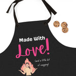 Whimink - Made with Love - Black Apron