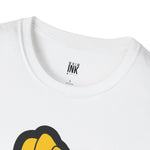 Hey Mama Graphic T-Shirt | Johnny Bravo Face Sticker Illustration Tee