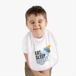 Baby Contrast Trim Jersey Bib