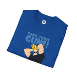Damn Those Guns Graphic T-Shirt | Johnny Bravo Flexing Biceps Tee