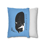 WhimInk Purrfect Day Pillowcase/Cushion Covers - Blue