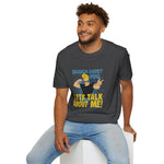 Enough About You Let’s Talk About Me Graphic T-Shirt Retro Johnny Bravo Style Shirt