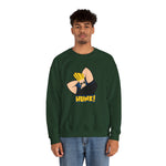 Hunk Johnny Bravo Sweatshirt – Retro Cartoon Graphic Winter Crewneck Unisex