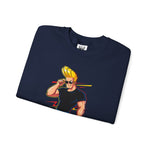 Look But Try Not To Stare Johnny Bravo Sweatshirt – Bold Retro Cartoon Winter Crewneck