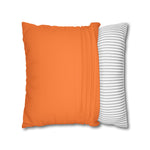 WhimInk Purrfect Day Pillowcase/Cushion Cover Orange